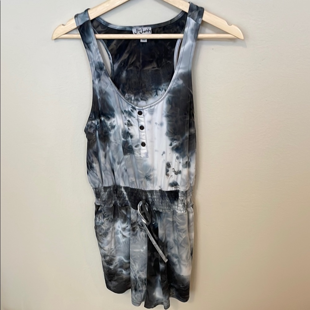 Tie-Dye Sleeveless Jumpsuit